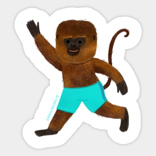 Woolly Monkey Sticker